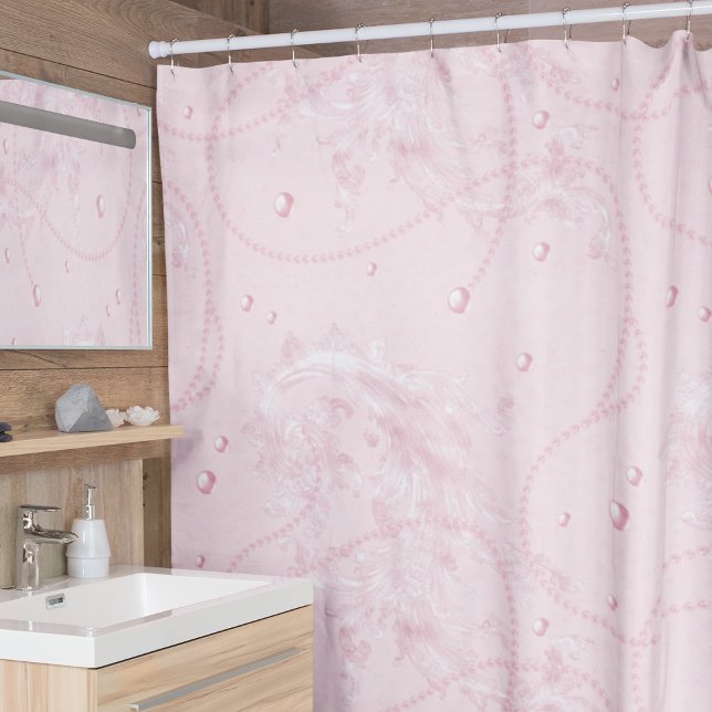Cortina De Ducha Elegant Luxury Girly Pink  (Subido por el creador)