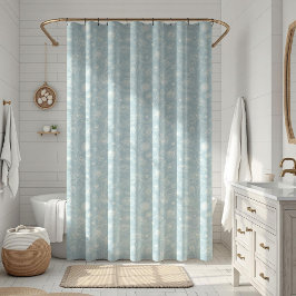 Cortina De Ducha Elegant Sage Green Floral