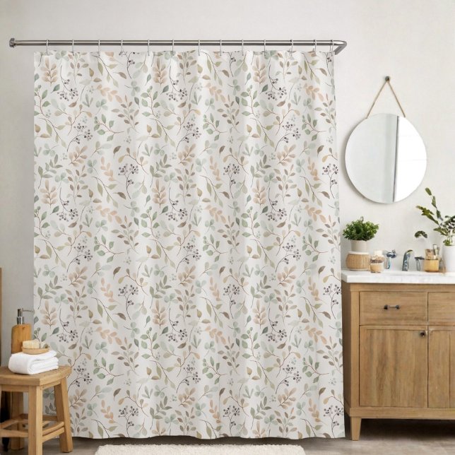 Cortina De Ducha Elegante Boho Flor Silvestre  (Subido por el creador)