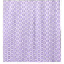 Cortina De Ducha Elegante Damaskio Victoriano Púrpura