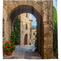 Cortina de ducha elegante de arquitectura italiana