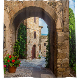 Cortina de ducha elegante de arquitectura italiana