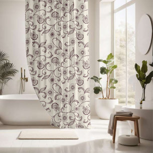 Cortina De Ducha Elegante decorativo continuo y llamativo