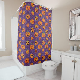 Cortina De Ducha Elegante Jack O' Lanterns