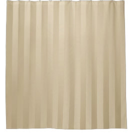 Cortina De Ducha Elegantes rayas de oro y crema