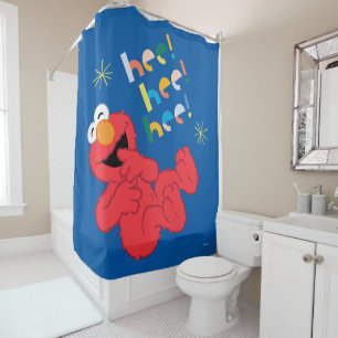 Cortina De Ducha ¡Elmo Hee! ¡Aquí! ¡Aquí!