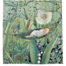 Cortina De Ducha Elsa Beskow Thumbelina Fairy