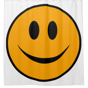 Cortina De Ducha Emoji Cara Sonriente
