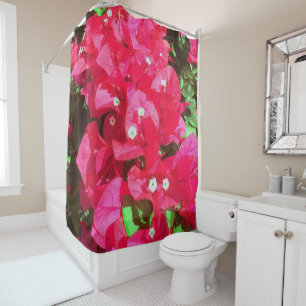 Cortina de ducha en cascada Bougainvillea