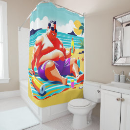 Cortina de ducha en verano