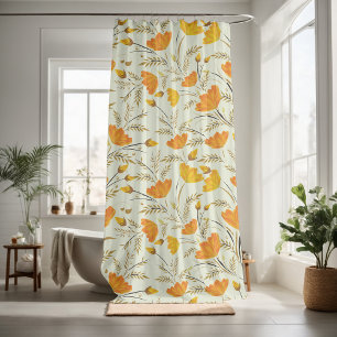 Cortina De Ducha encantador hermoso floral decorativo llamativo