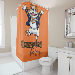 Cortina De Ducha Energía bulldog | Mid-Air Fun Art