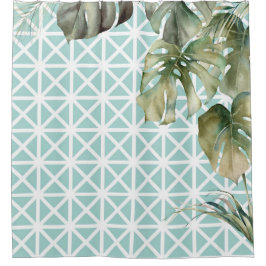 Cortina De Ducha Entramado tropical MCM