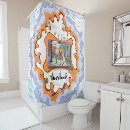 Cortina De Ducha Epi Peas | Juego de Palabras Literal Humor