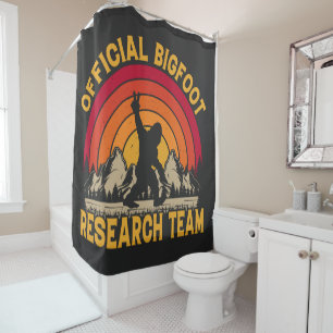 Cortina De Ducha Equipo de Investigación Original Bigfoot