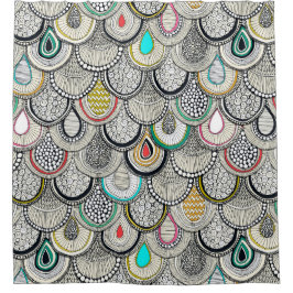 Cortina De Ducha escamas de dragón