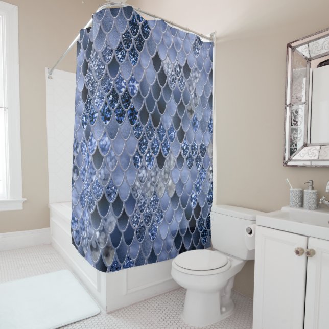 Cortina De Ducha Escaparate de sirvienta Glam #8 (Purpurina falso)  (In situ)