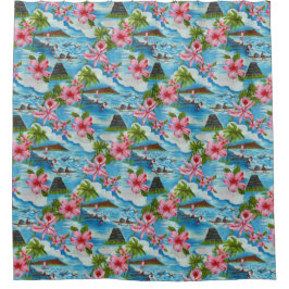 Cortina De Ducha Escenas hawaianas