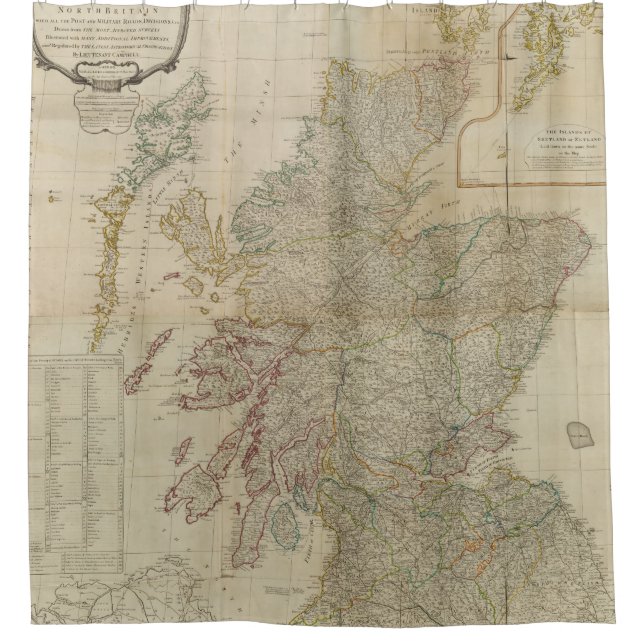 Cortina De Ducha Escocia compuesta 2 (Anverso)