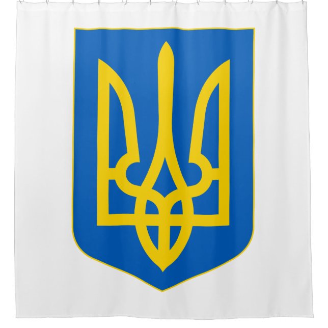 Cortina De Ducha Escudo de armas de Ucrania (Anverso)
