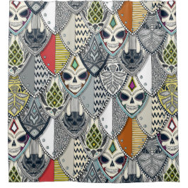 Cortina De Ducha escudos góticos