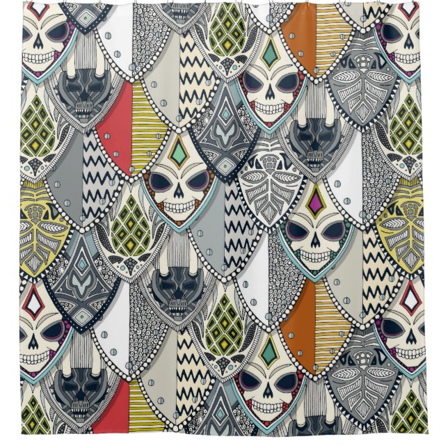 Cortina De Ducha escudos góticos (Anverso)