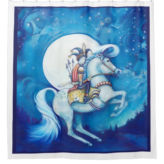 Cortina De Ducha ESOTERICA - Pintura original  (Anverso)