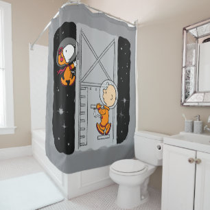 Cortina De Ducha ESPACIO Snoopy y Charlie Brown