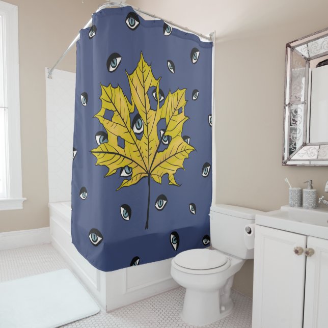 Cortina De Ducha Espectacular arte botánico (In situ)