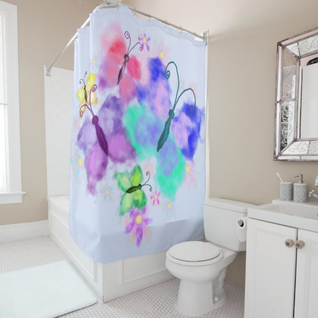 Cortina De Ducha Espejo de agua (In situ)