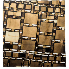 Cortina De Ducha Espejo de Sepia