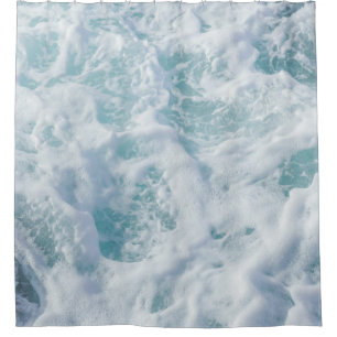 Cortina De Ducha Espuma de ondas de bonito