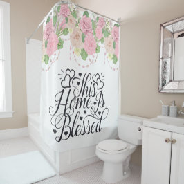 Cortina De Ducha Esta Casa Es Bendecida.