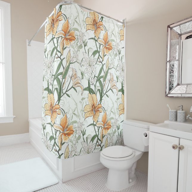 Cortina De Ducha Está escrito en las hojas, (In situ)