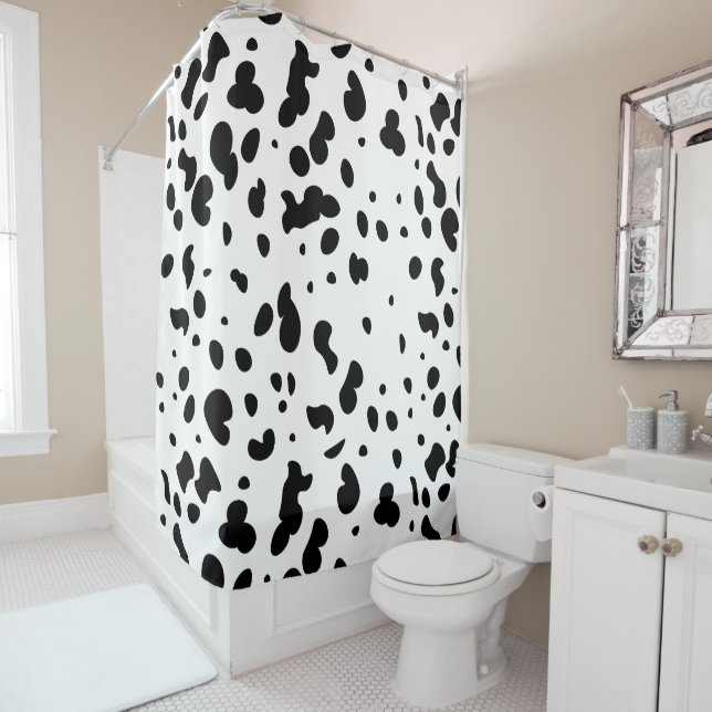 Cortina De Ducha Estampado Dalmata (In situ)