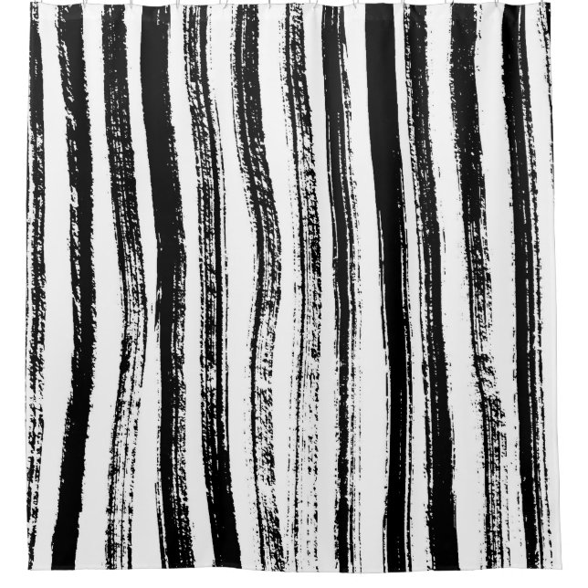 Cortina De Ducha Estampado de Cebra (Anverso)