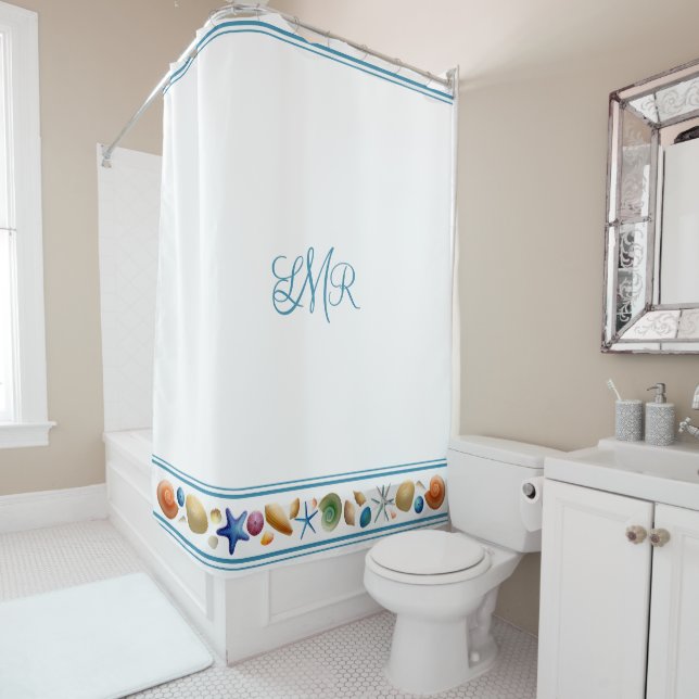 Cortina De Ducha Estanques y franjas (In situ)