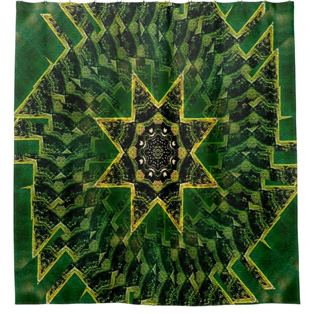 Cortina De Ducha Estrella del árbol...... (Anverso)