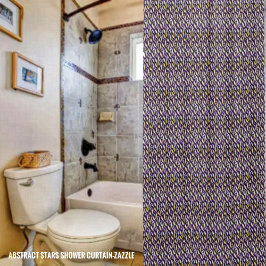 Cortina De Ducha Estrellas abstractas