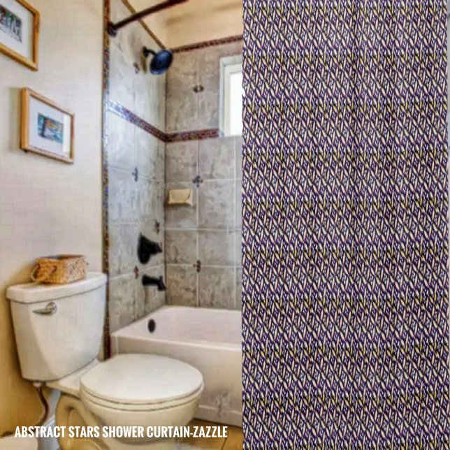 Cortina De Ducha Estrellas abstractas (Subido por el creador)