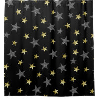 Estrellas de plata y oro Glamour de estrella de Ho