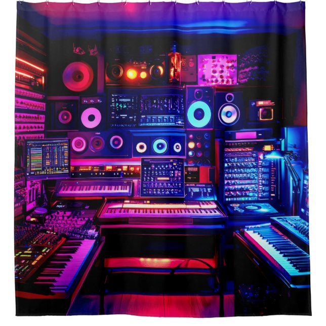 Cortina De Ducha Estudio de Música (Anverso)