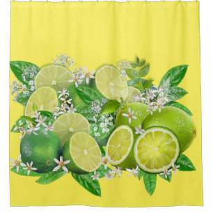 Cortina De Ducha Exotic Musk Limes & Basil from Ba