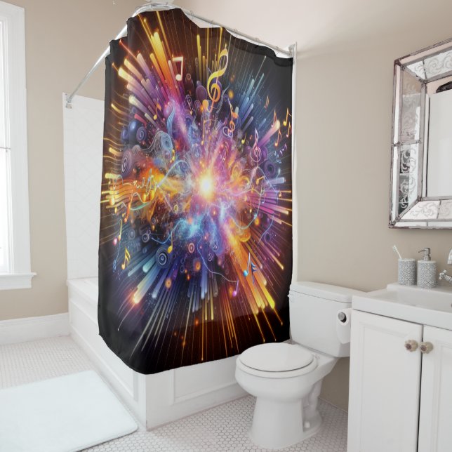 Cortina De Ducha Explosión musical (In situ)