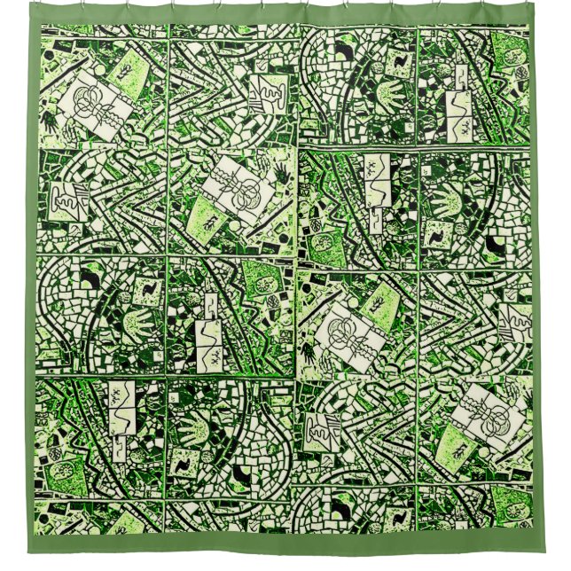 CORTINA DE DUCHA EXTRACTO VERDE DE PHOENIX (Anverso)