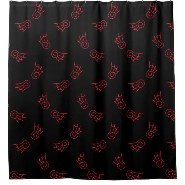 Cortina De Ducha Falln Chibi Demon Wings (Anverso)