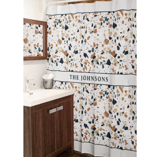 Cortina de ducha familiar Beige Mosaic (Subido por el creador)