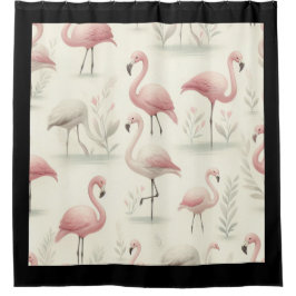 Cortina De Ducha Fancy Flamingo
