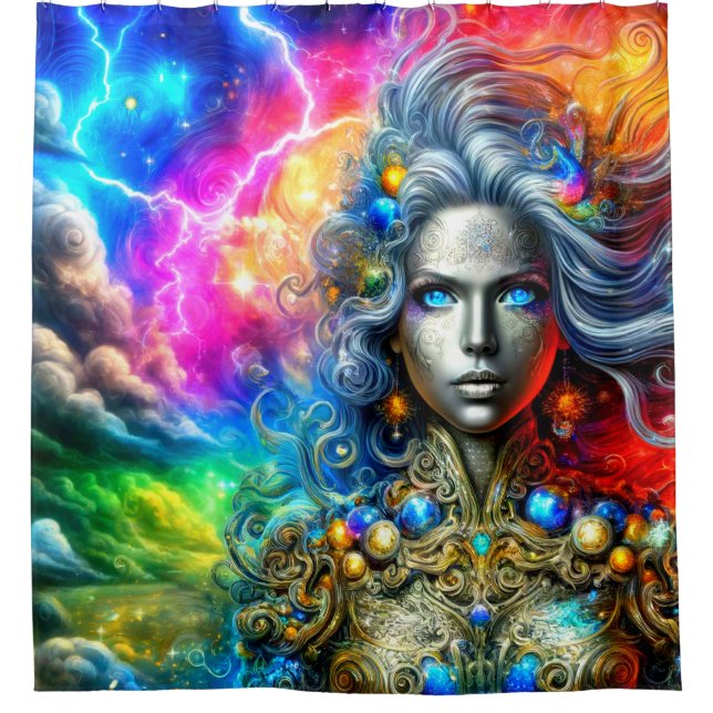 Cortina De Ducha Fantasía (Anverso)