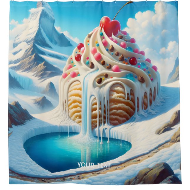 Cortina De Ducha Fantasy Cute Ice Crema (Anverso)